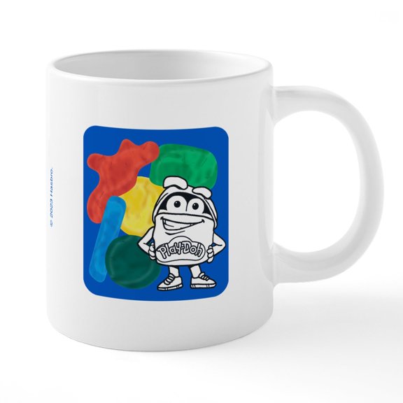 CafePress - Play Doh Can Splatter Mugs - 20 Oz White Ceramic Mega Mug