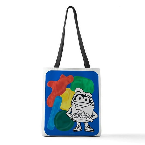 CafePress - Play Doh Can Splatter - Polyester Tote Bag 16"x16"