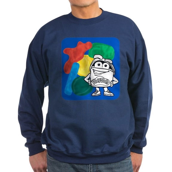 CafePress - Play Doh Can Splatter Sweatshirt - Classic Crew Neck Sweatshirt