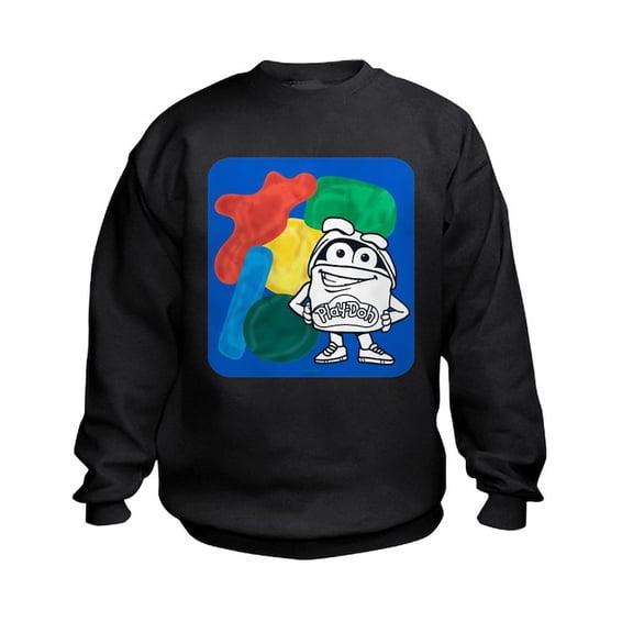 CafePress - Play Doh Can Splatter Sweatshirt - Kids Sweatshirt, Youth Crew Neck Sweatshirt