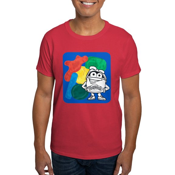 CafePress - Play Doh Can Splatter T Shirt - Men's Classic Graphic Cotton T-Shirt