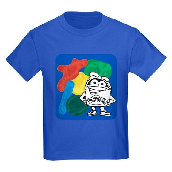 CafePress - Play Doh Can Splatter T Shirt - Dark T-Shirt Kids XS-XL
