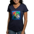 thumbnail image 1 of CafePress - Play Doh Can Splatter T Shirt - Women's V-Neck Dark T-Shirt, 1 of 4