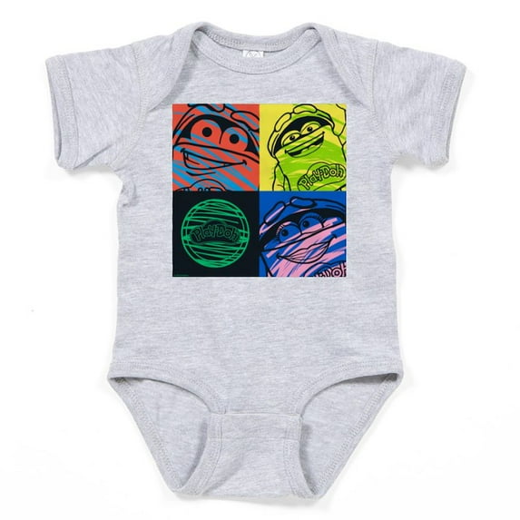 CafePress - Play Doh Characters Body Suit - Cute Infant Bodysuit Baby Romper - Size Newborn - 24 Months