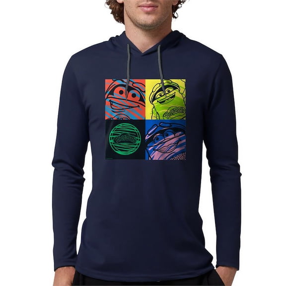 CafePress - Play Doh Characters Long Sleeve T Shirt - Mens Hooded Shirt