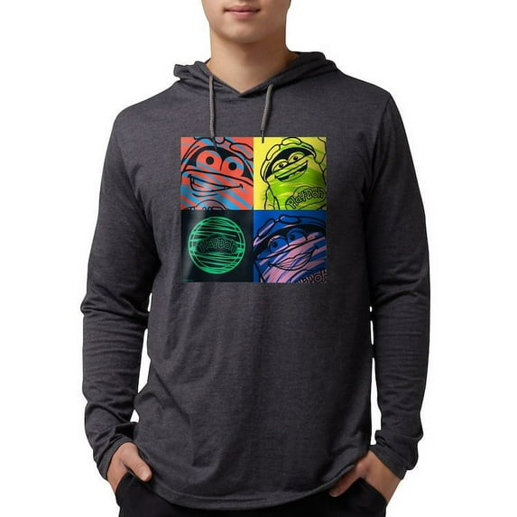 CafePress - Play Doh Characters Long Sleeve T Shirt - Mens Hooded Shirt