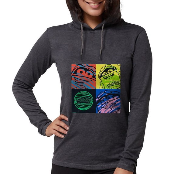 CafePress - Play Doh Characters Long Sleeve T Shirt - Womens Hooded Shirt