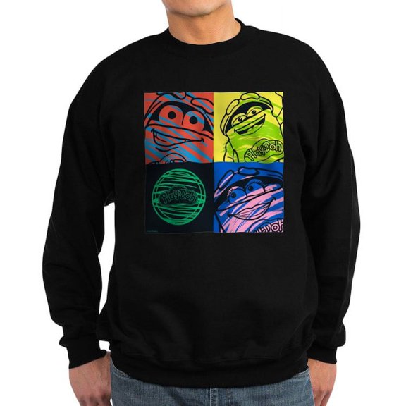 CafePress - Play Doh Characters Sweatshirt - Classic Crew Neck Sweatshirt