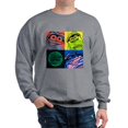 thumbnail image 1 of CafePress - Play Doh Characters Sweatshirt - Crew Neck Sweatshirt, 1 of 4