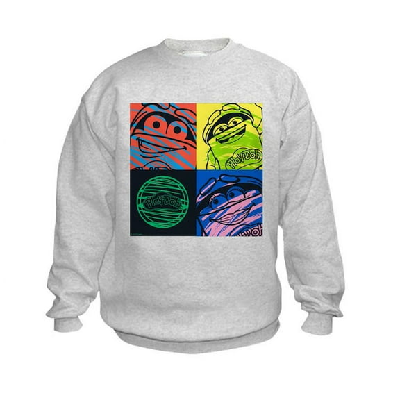 CafePress - Play Doh Characters Sweatshirt - Kids Sweatshirt, Youth Crew Neck Sweatshirt