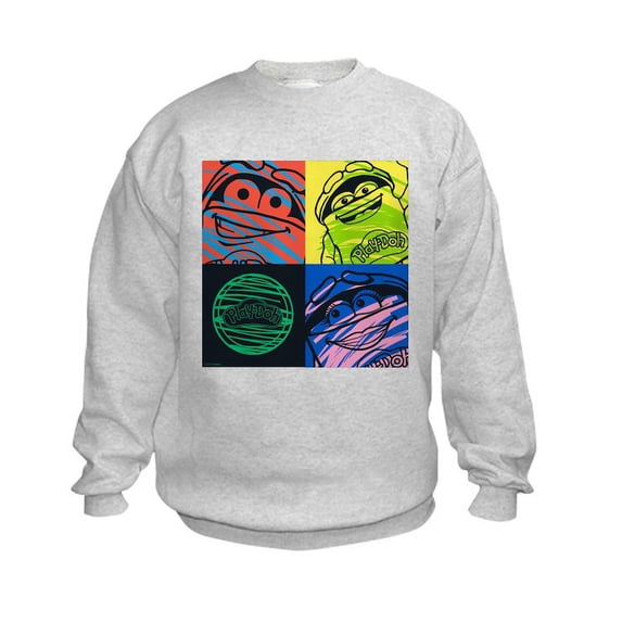 CafePress - Play Doh Characters Sweatshirt - Kids Sweatshirt, Youth Crew Neck Sweatshirt