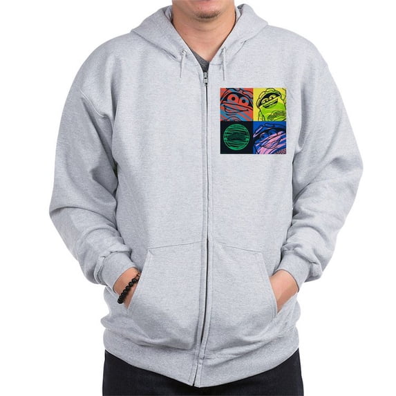 CafePress - Play Doh Characters Sweatshirt - Zip Hoodie, Classic Hooded Sweatshirt with Metal Zipper