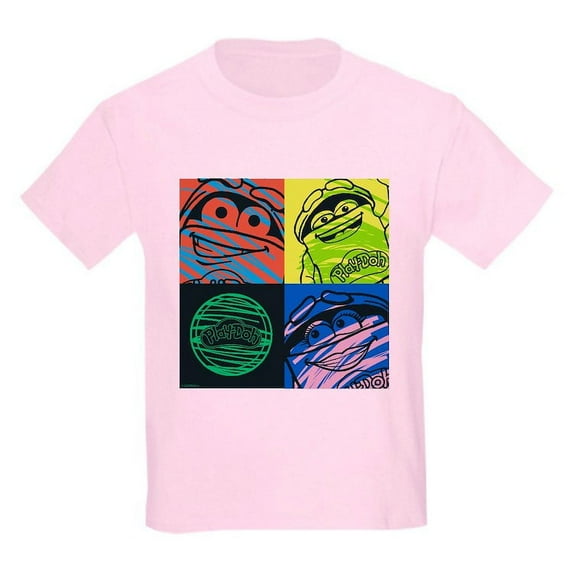 CafePress - Play Doh Characters T Shirt - Light T-Shirt Kids XS-XL