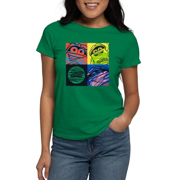 CafePress - Play Doh Characters T Shirt - Women's Traditional Fit Dark T-Shirt