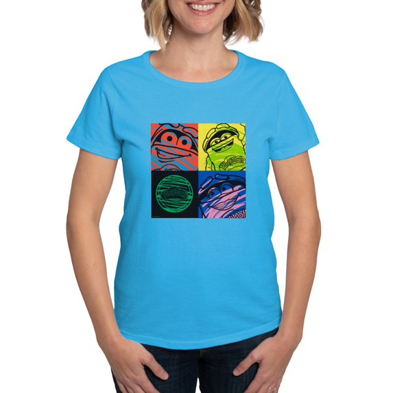 CafePress - Play Doh Characters T Shirt - Women's Traditional Fit Dark T-Shirt