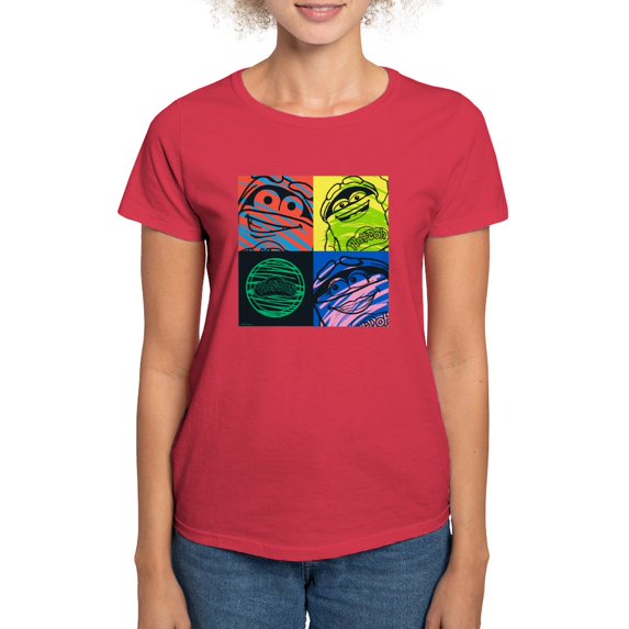 CafePress - Play Doh Characters T Shirt - Women's Traditional Fit Dark T-Shirt