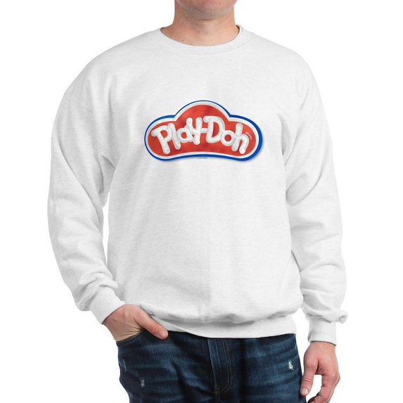 CafePress - Play Doh Classic Logo Sweatshirt - Crew Neck Sweatshirt