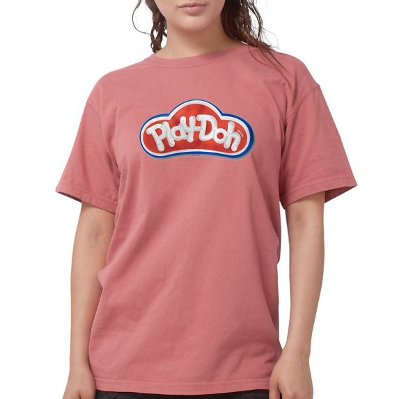 CafePress - Play Doh Classic Logo T Shirt - Womens Comfort Colors® Shirt