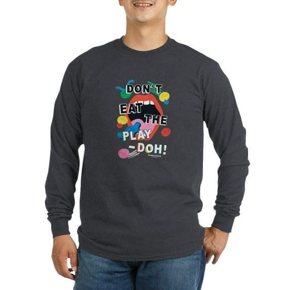 CafePress - Play Doh Don't Eat! Long Sleeve T Shirt - Long Sleeve Dark T-Shirt