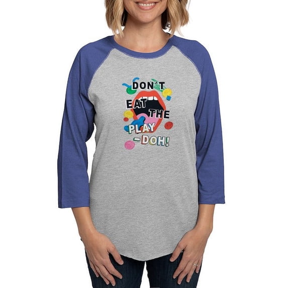 CafePress - Play Doh Don't Eat! Long Sleeve T Shirt - Womens Baseball Tee