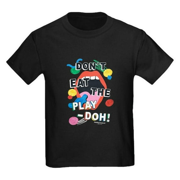 CafePress - Play Doh Don't Eat! T Shirt - Dark T-Shirt Kids XS-XL