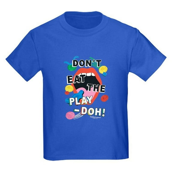 CafePress - Play Doh Don't Eat! T Shirt - Dark T-Shirt Kids XS-XL
