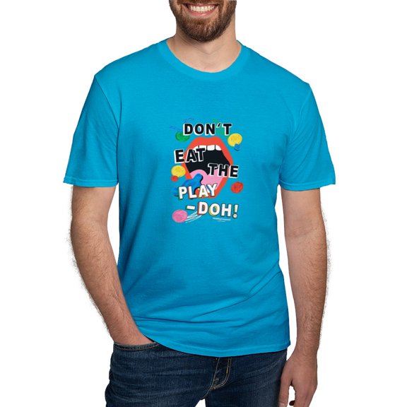 CafePress - Play Doh Don't Eat! T Shirt - Men's Fitted T-Shirt