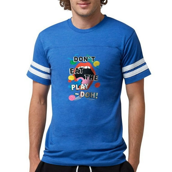 CafePress - Play Doh Don't Eat! T Shirt - Mens Football Shirt