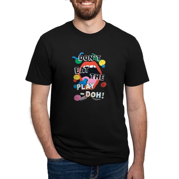 CafePress - Play Doh Don't Eat! T Shirt - Mens Tri-blend T-Shirt