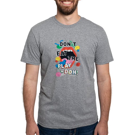 CafePress - Play Doh Don't Eat! T Shirt - Mens Tri-blend T-Shirt