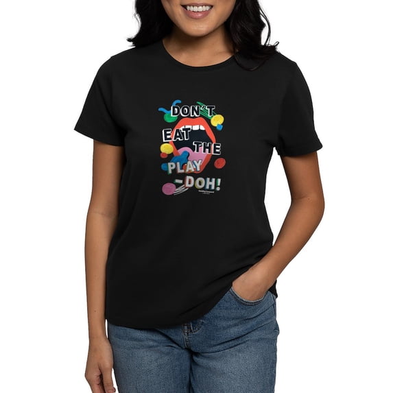 CafePress - Play Doh Don't Eat! T Shirt - Women's Traditional Fit Dark T-Shirt