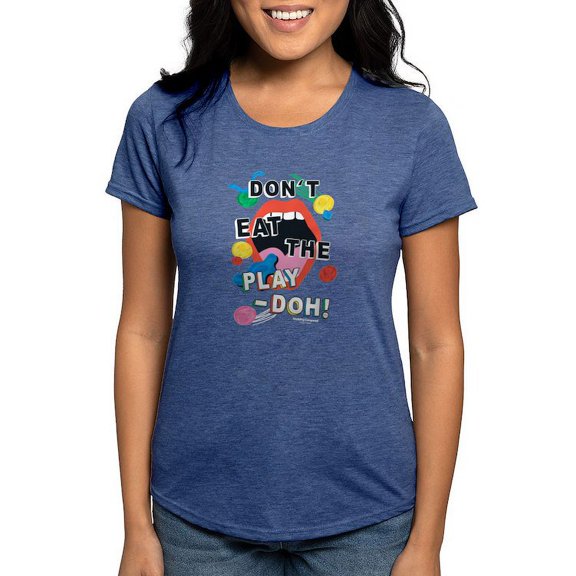 CafePress - Play Doh Don't Eat! T Shirt - Womens Tri-blend T-Shirt