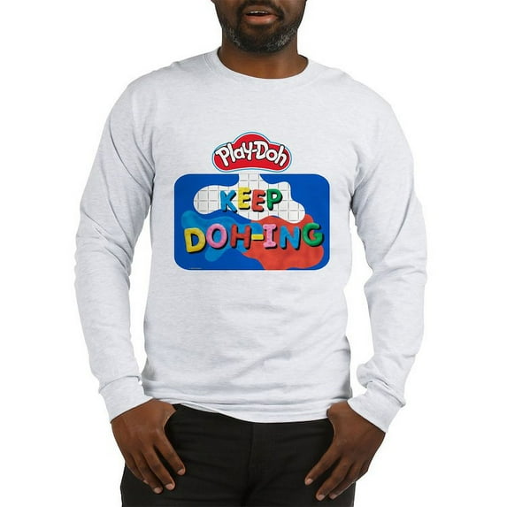 CafePress - Play Doh Keep Doh Ing Long Sleeve T Shirt - Unisex Cotton Long Sleeve T-Shirt
