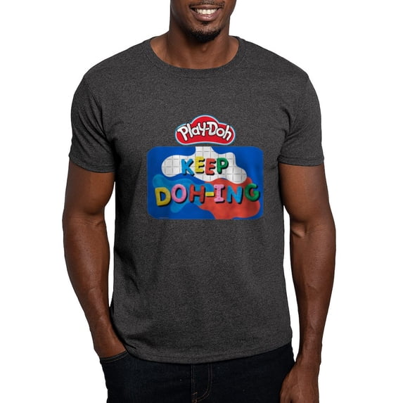 CafePress - Play Doh Keep Doh Ing T Shirt - Men's Classic Graphic Cotton T-Shirt