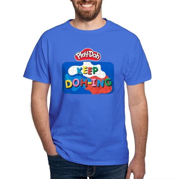 CafePress - Play Doh Keep Doh Ing T Shirt - Men's Classic Graphic Cotton T-Shirt