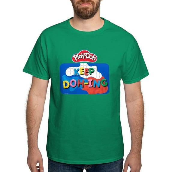 CafePress - Play Doh Keep Doh Ing T Shirt - Men's Classic Graphic Cotton T-Shirt