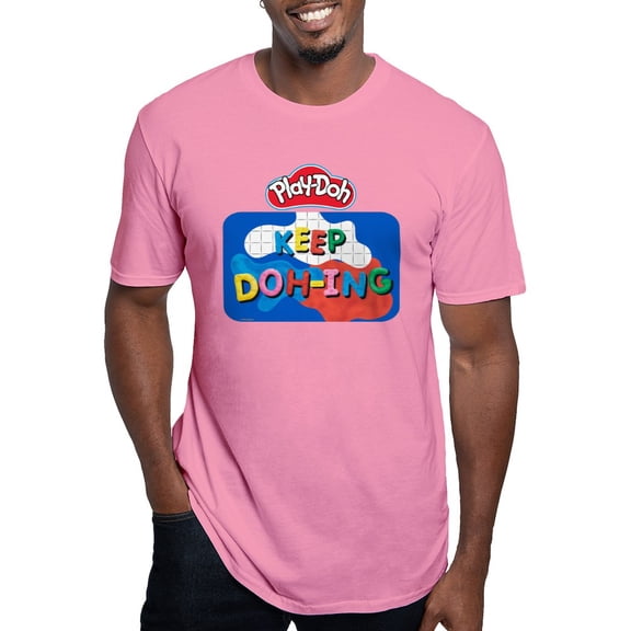 CafePress - Play Doh Keep Doh Ing T Shirt - Men's Fitted T-Shirt