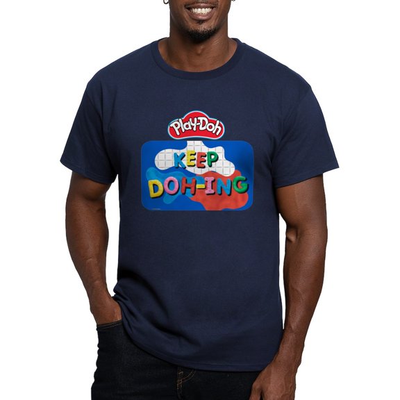 CafePress - Play Doh Keep Doh Ing T Shirt - Men's Fitted T-Shirt