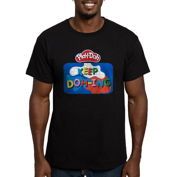 CafePress - Play Doh Keep Doh Ing T Shirt - Men's Fitted T-Shirt