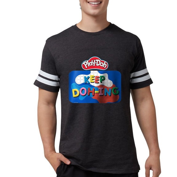 CafePress - Play Doh Keep Doh Ing T Shirt - Mens Football Shirt