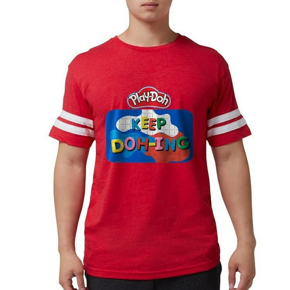 CafePress - Play Doh Keep Doh Ing T Shirt - Mens Football Shirt