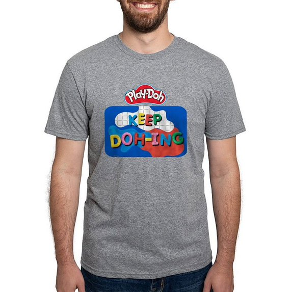 CafePress - Play Doh Keep Doh Ing T Shirt - Mens Tri-blend T-Shirt