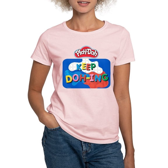 CafePress - Play Doh Keep Doh Ing T Shirt - Women's Classic T-Shirt