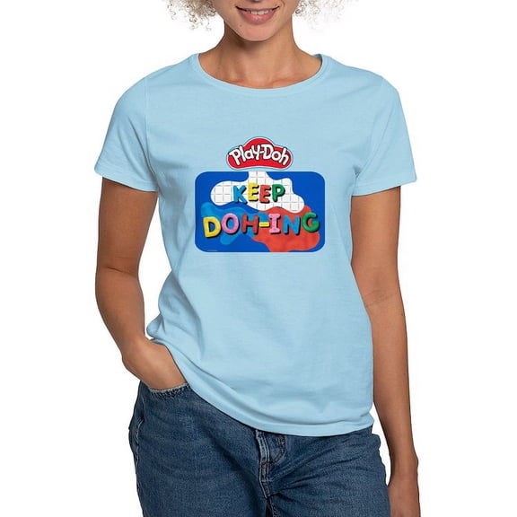 CafePress - Play Doh Keep Doh Ing T Shirt - Women's Classic T-Shirt