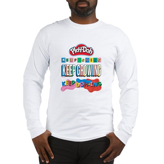 CafePress - Play Doh Keep Going Keep Growing Long Sleeve T Shirt - Unisex Cotton Long Sleeve T-Shirt
