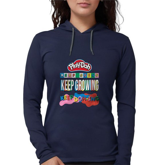 CafePress - Play Doh Keep Going Keep Growing Long Sleeve T Shirt - Womens Hooded Shirt