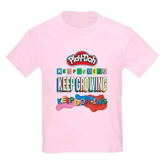 CafePress - Play Doh Keep Going Keep Growing T Shirt - Light T-Shirt Kids XS-XL