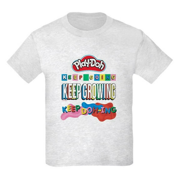 CafePress - Play Doh Keep Going Keep Growing T Shirt - Light T-Shirt Kids XS-XL