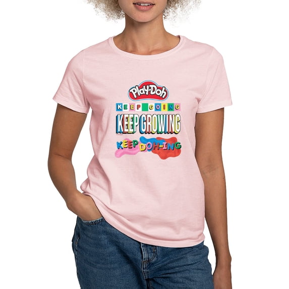 CafePress - Play Doh Keep Going Keep Growing T Shirt - Women's Classic T-Shirt