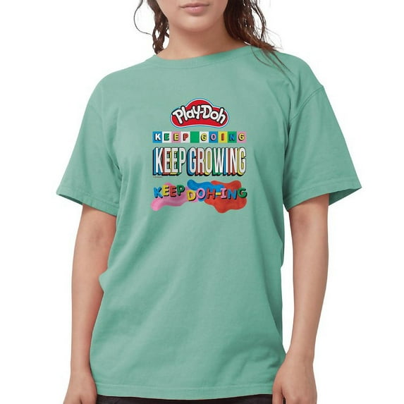 CafePress - Play Doh Keep Going Keep Growing T Shirt - Womens Comfort Colors® Shirt